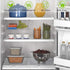 HooTown Refrigerator Shelf Liner and Drawer Mats, Non Slip EVA Plastic Washable Waterproof Pads, Clear