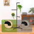 Hanging Plant Stand, Plant Hanger Indoor, Corner Hanging Plant Stand, Black Metal Holder for Bedroom, Living Room