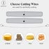3 24" 1 ANDUSTRIAL Stainless Steel Cheese Cutting Replacement Wires For Soft and Hard Cheese - Easy to Use and Clean