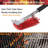 XSUPER 3 in 1 Nylon Grill Brush & Scraper, 18" Barbecue Cleaning Brush for Grill Cooking Grates
