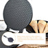 TOPINCN Waffle Cone Maker, Nonstick Coating Baking Pan for Egg Rolls and Pancakes, Multifunctional Maker