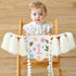 FESTELLAR One Banner Embroidery First Birthday High Chair Butterfly Fairy Girl Highchair Banner