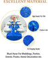 ShiDianYi Sequin Table Runner - 12x72-Inch Blue Sparkle Table Cover for Party Decoration (Royal Blue)