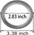 304 Stainless Steel Sprouting Lids - 6 Pcs for Wide Mouth Mason Jars, Making Organic Sprout Seeds