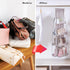 AARAINBOW 1 Pack Hanging Handbag Purse Organizer, 8 Pockets for Closet Space Saving (B-Light Gray)