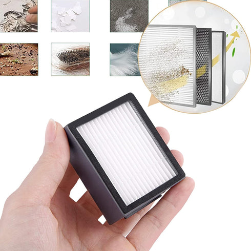 Replacement Parts for iRobot Roomba i3 i3+ i4 i6 i7 i8 E5 E6 E7 Vacuum Cleaner, 1 Set Rubber Brushes & Filters