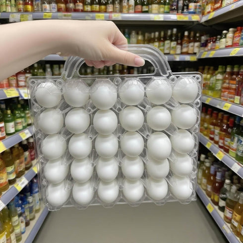 30 Pack Kitchens(5 6) Portable Egg Cartons,Reusable clear egg carton cheap bulk, Suitable For Storing Egg in Farmers