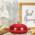 6 Enamelled Cast Iron Dutch Oven Pot with Lid, Leonyo Dutch Oven for Sourdough Bread Baking, Cast Iron Bread Oven