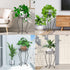 200LB 12.5 23.6 Inches, Yimobra Tall Plant Stand Indoor Outdoor, Hold Up Metal Flower Plant Stand, Heavy Duty Rustproof
