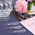 JMKTOOL 20pcs Clear Chandelier Icicle Crystals Prisms Hanging Crystal Bead Pendants Ornaments Replacements with Hooks