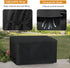 46 16 22 inch, NettyPro Deck Box Cover Outdoor Waterproof Storage Bench Cover for Rectangular Deck Box, x x Black
