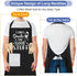 Funny Plus Size Aprons for Men - 39’’ x 39'' Adjustable Personalized Custom Cooking Gifts for Dad