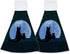 Halloween Decorations Cat Moon Starry Sky Hand Towels Hanging Kitchen Dish Towel