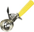 Winco No.20 Ice Cream Disher with Plastic Handle, Size 20, 2 oz capacity, Yellow, Stainless Steel