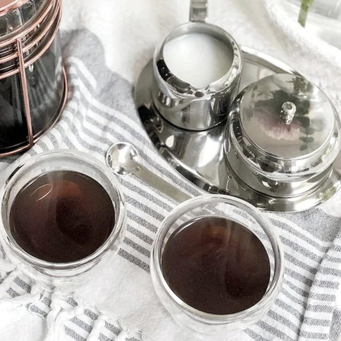 Cuisinox Stainless Steel Cream and Sugar Set, 5-Piece