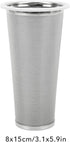 Fdit Cold Brew Coffee Filter, Stainless Steel Coffee Infuser, Fine Mesh Iced Coffee Maker (8 * 15cm)