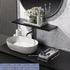 BBK 2 Pack Small Silicone Bathroom Vanity Tray, 7.8 in Countertop Tray for Perfume, Key, and Soap Dispenser Organization