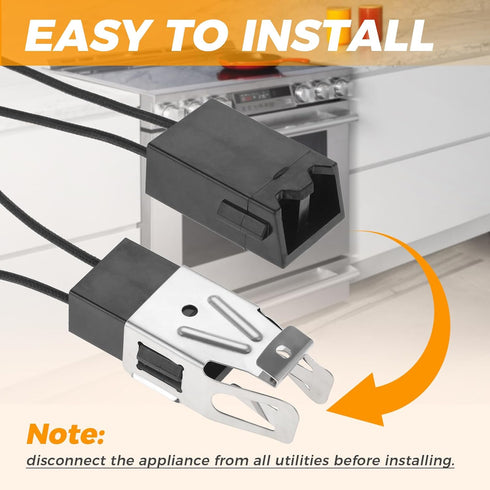 2 Pack WB2X8228 Wire Kit and Element Receptacle Replacement for GE Electric Hotpoint Kenmore Range Burners