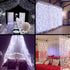 Geanmoki 306 LED Window Curtain String Light Wedding Party Home Garden Bedroom Outdoor Indoor Wall Decorations