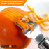 Grater Citrus Slicer with Channel Knife, Stainless Steel, Non-slip Rubber Handle, 2-pcs Multi-tool Set