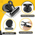 20 Pack Magnetic Clips for Refrigerator, Black Magnet Clips for Whiteboard, Photo Displays, Home, Office, Classroom