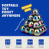 LNCOJOLM 30PCS Magnet Rainbow Rock Stone Fidget Toys for Adults, Magnets for Whiteboard Office Map Kitchen, Replacement