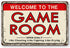 Video Game Room Accessories, Retro Arcade Tin Signs, Billiard Theater Wall Decor, 8×12 Inch Gaming Art Poster