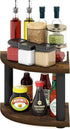 Countertop 2-Tier Countertop Furinno Turn-N-Tube Kitchen Organizer, Corner Organizer Shelf, Corner Shelf, for Kitchen