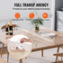 54 54 Inch 2.0 mm, VEVOR Plastic Table Cover, x Clear Square PVC Desk Mat Protector, Waterproof & Easy Cleaning Pad