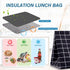 iknoe Insulated Lunch Bag for Women, 9L Sturdy Wide-Open Foldable & Portable Lunch Tote, Water-resistant Thermal Lunch