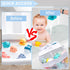 Generic 4 Cerpourt Baby Bath Toys Storage, Saddle Shape Compartment Mesh Bath Toy Organizer, Quick Access Bathtub Toy
