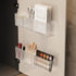 2 Pack Bathroom Makeup Organizer Wall Mount Clear Bathroom Organizers and Storage