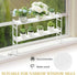 BrightRow 2 13.7 3.5 7.28 Inches, Pcs Expandable Window Sill Plant Shelf, x x Stackable Narrow over The Sink Shelf