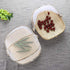 BESTCHANCEUS Hand Woven Bamboo Food Serving Tent Basket - Dustproof, Bug Proof, Rectangle 34CMx29CM for Meals