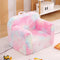 Tiita Kids Sofa, Childrens Couch with Carry Handle, Portable Toddler Foam Sofa