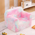 Tiita Kids Sofa, Childrens Couch with Carry Handle, Portable Toddler Foam Sofa