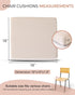 Set 2, (18 18 1.8 inch) Chair Cushions of Dinning Chair Cushions, Kitchen Chair Cushion, Chair Pads for Dining Chairs