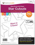240 Pieces Star Cutouts, 2-Sided Card Stock Punch Out White Stars for DIY Craft Projects and Decorations