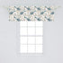 Lunarable Swamp Window Valance - Blue Grey Heron Birds and Bulrush Water Foliage, Curtain Valance for Kitchen Decor