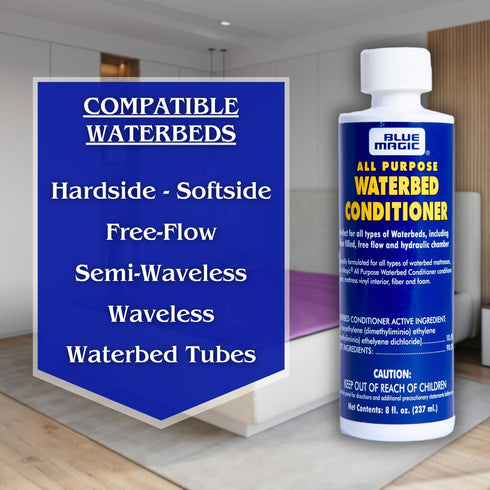 Blue Magic All Purpose Waterbed Conditioner, 8 fl oz (237 ml)