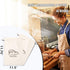 2 Pack 11.75" 11.5" Bread Bag with Inside Lining, Reusable Linen Bread Storage Bags, x Homemade Bun Container, Double