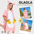 3-12 OLAOLA Bunny Hooded Kids Beach Towels for Years Boys Girls, Soft Absorbent Kids Hooded Bath Towel Wrap, Toddler