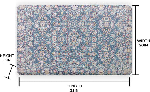 FloorPops Blue Kilim Anti-Fatigue Comfort Mat, FPA3732