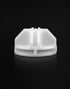 QWORK Wire Storage Connectors - 100 Pcs C&C Grid Clips for Modular Storage Cubes Interlocking Buckle, White
