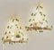 Mkono Artificial Ivy Macrame Hanging Shelves with Lights Set of 2 Boho