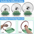2 Packs Spoon and Lid Rest, Neat & Drip-Free Spoon Rest for Countertop Stove Top, Heat-Resistant Utensil Rest (Green)