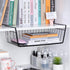 Under Shelf Basket, Metal Hanging Storage Bin for Kitchen Pantry, Slides Under Shelves for Space Saving Storage
