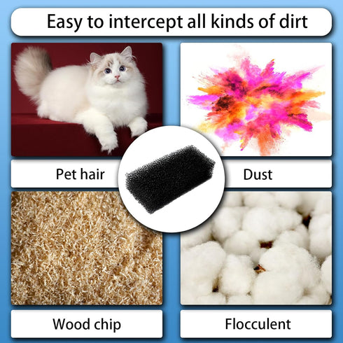 6 Pack EX201 Foam Filter, Compatible with Shark CarpetXpert Upright Carpet EX201, R-EX200, EX150, EX151