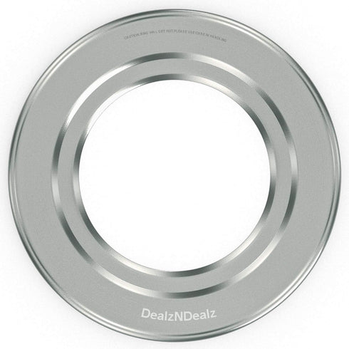 Bamboo Steamer Ring Adapter for 8" to 13" Bamboo Steamer Basket, Stainless Steel Steaming Ring for Dumplings and Veggies