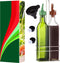 Poura Vinegar and Olive Oil Bottle Drizzler Set with ClickSeal BPA Free
